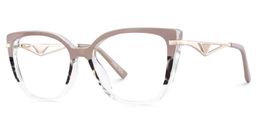 Margret Cateye Tortoise Khaki Glasses3