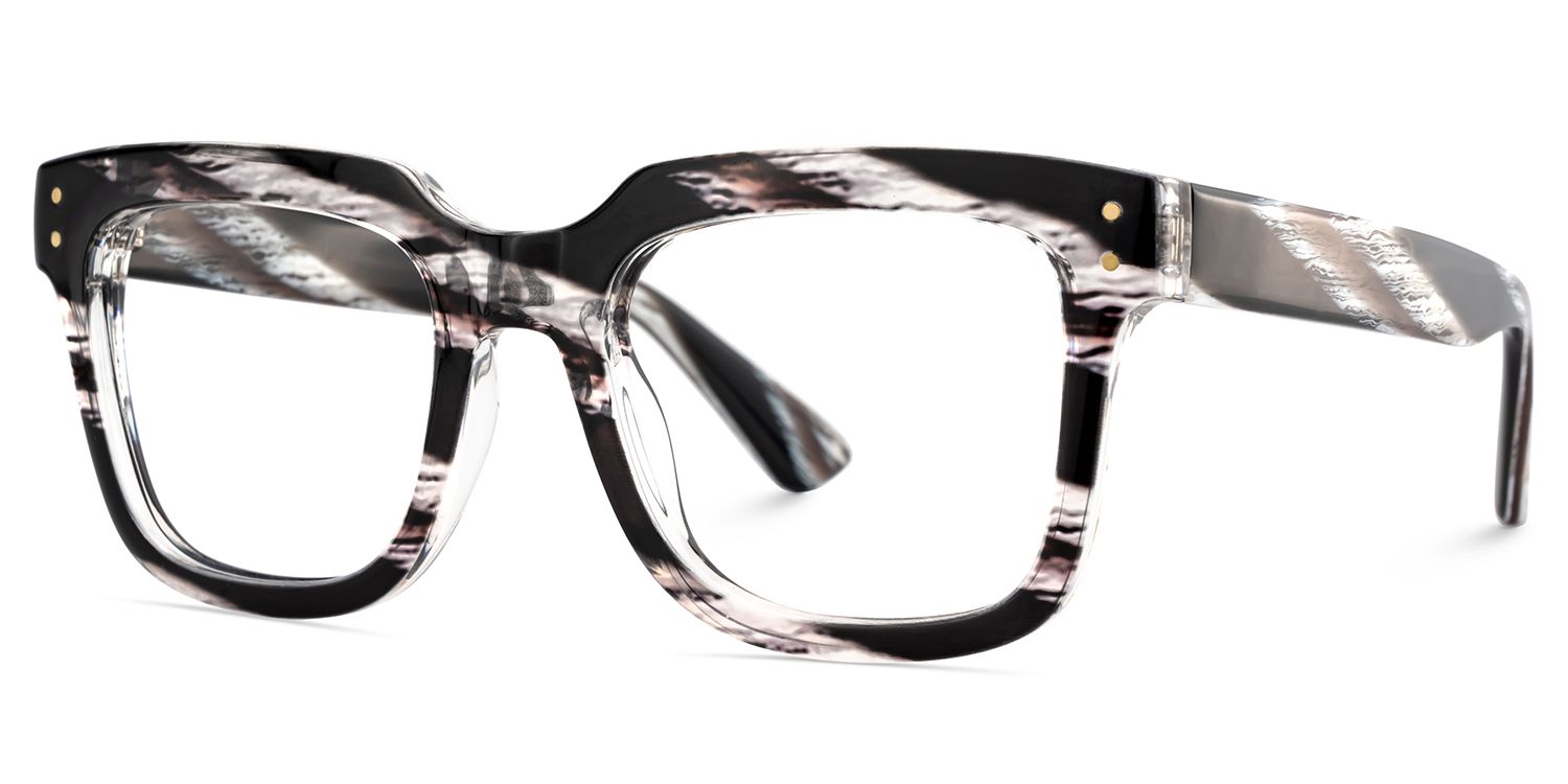 Square Spectacles For Men In Brown Color3