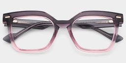 Pinette Two-tone Square Glasses2