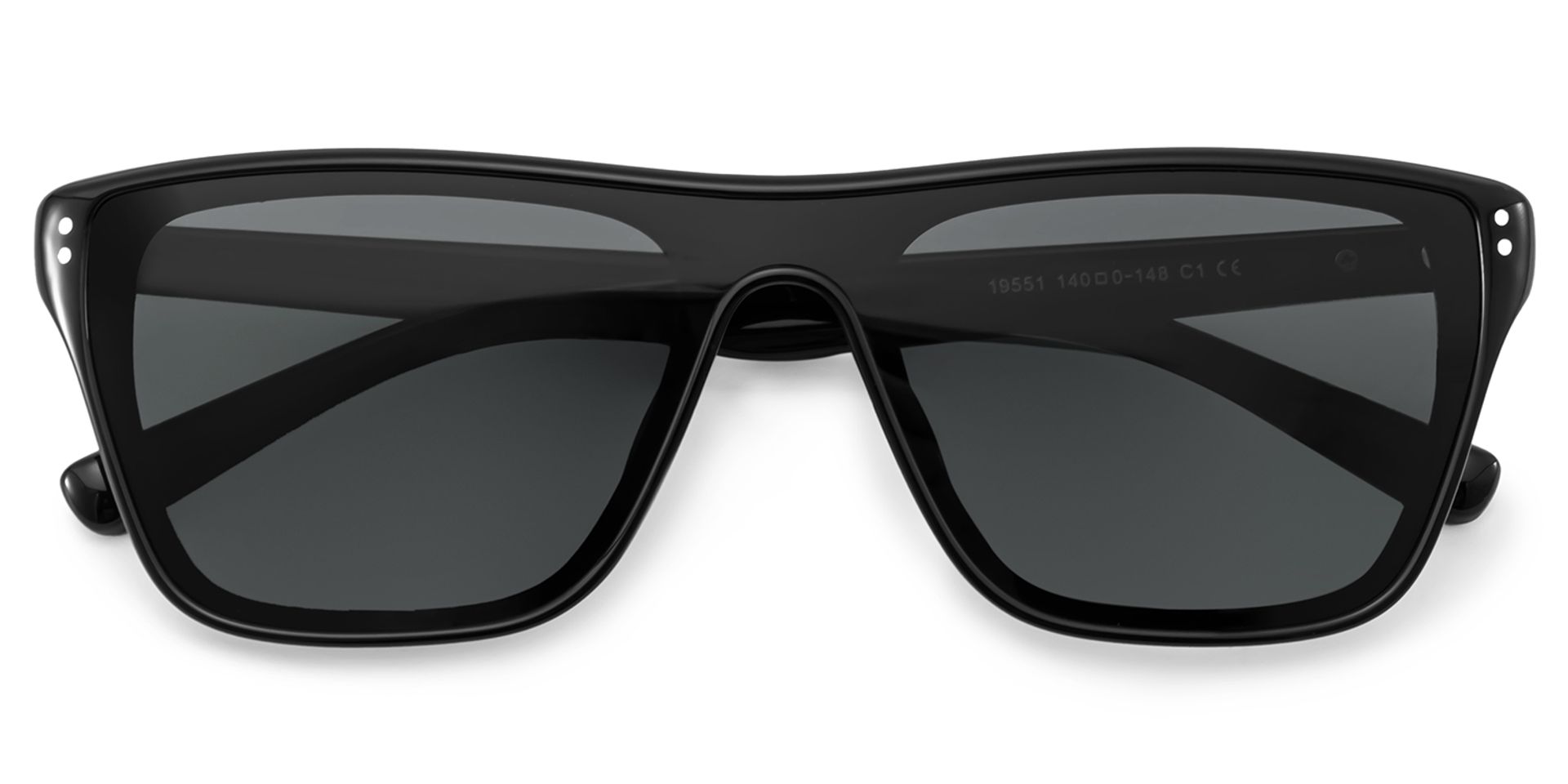 Paloma Black Aviator Polarized Sunglasses Online | Zeelool1