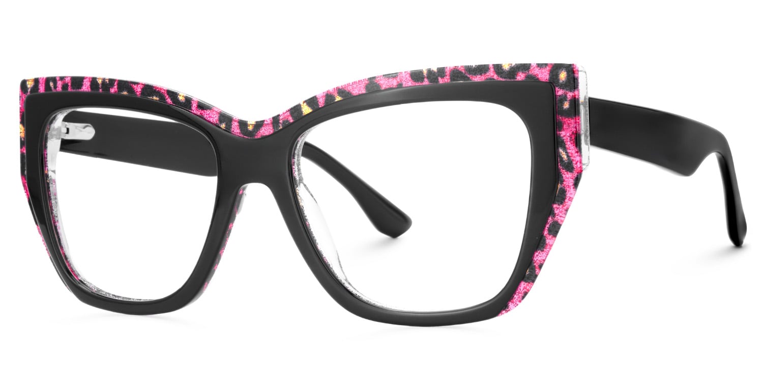 Thurman Butterfly Black Glasses2