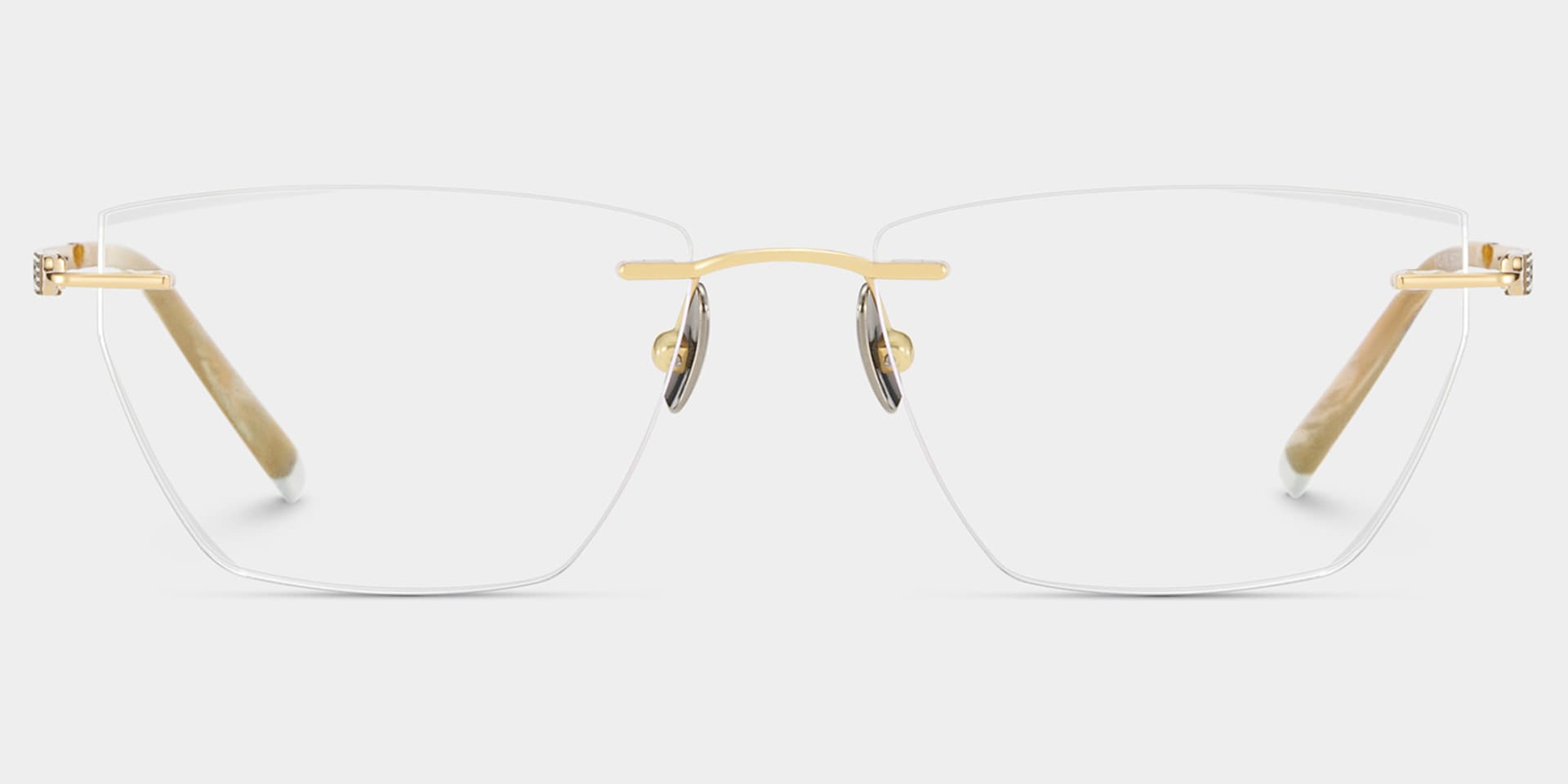 Ella Cat eye Gold Frame Eyeglasses for Woman| ZEELOOL4