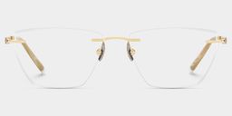 Ella Cat eye Gold Glasses4