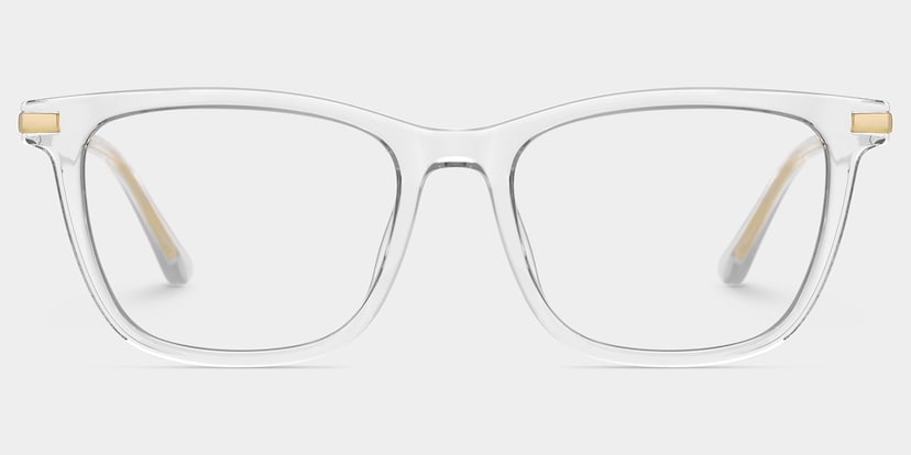Selena Rectangle Clear Glasses