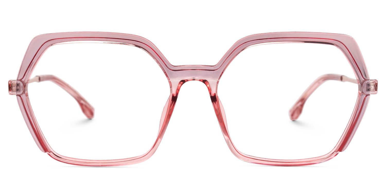Waldron Geometric Pink Glasses0