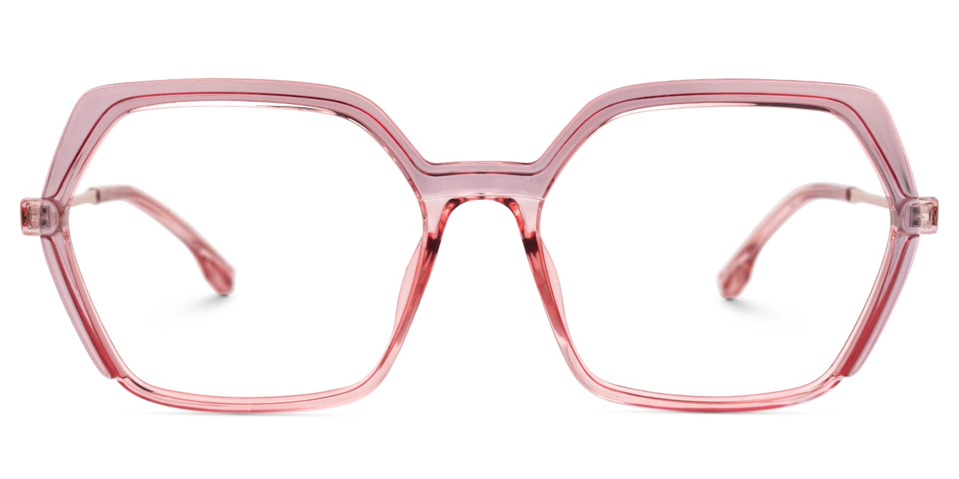 Waldron Geometric Pink Glasses0