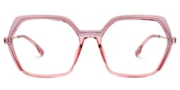 Waldron Geometric Pink Glasses0