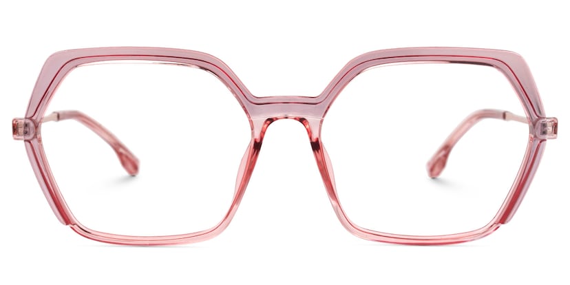 Waldron Geometric Pink Glasses