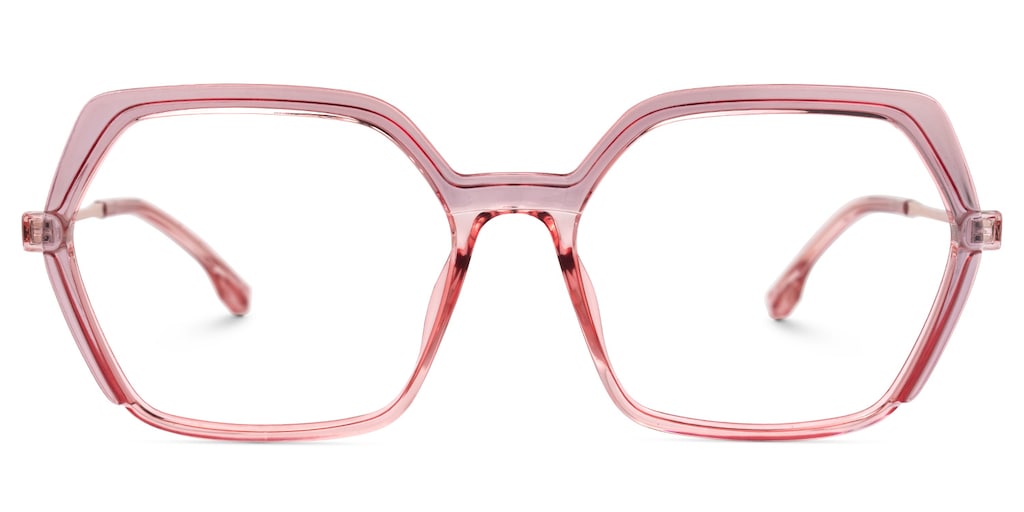 Waldron Geometric Pink Glasses