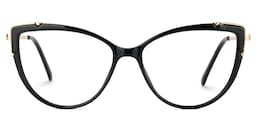 Yulissa Cateye Black Glasses0