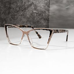Adalis Cateye Beige Glasses5