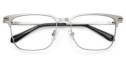 Marshall Rectangle Silver Glasses2