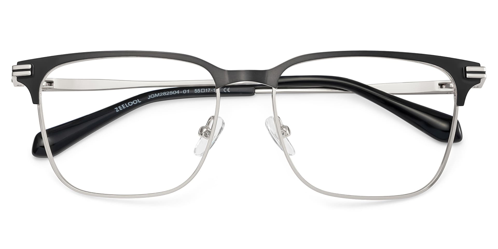 Marshall Gray Rectangle Prescription Glasses | Zeelool2