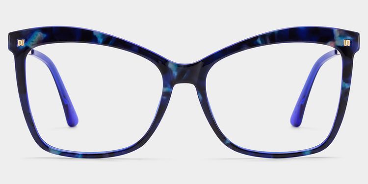 Isaebella Butterfly Blue-Tortoise Glasses