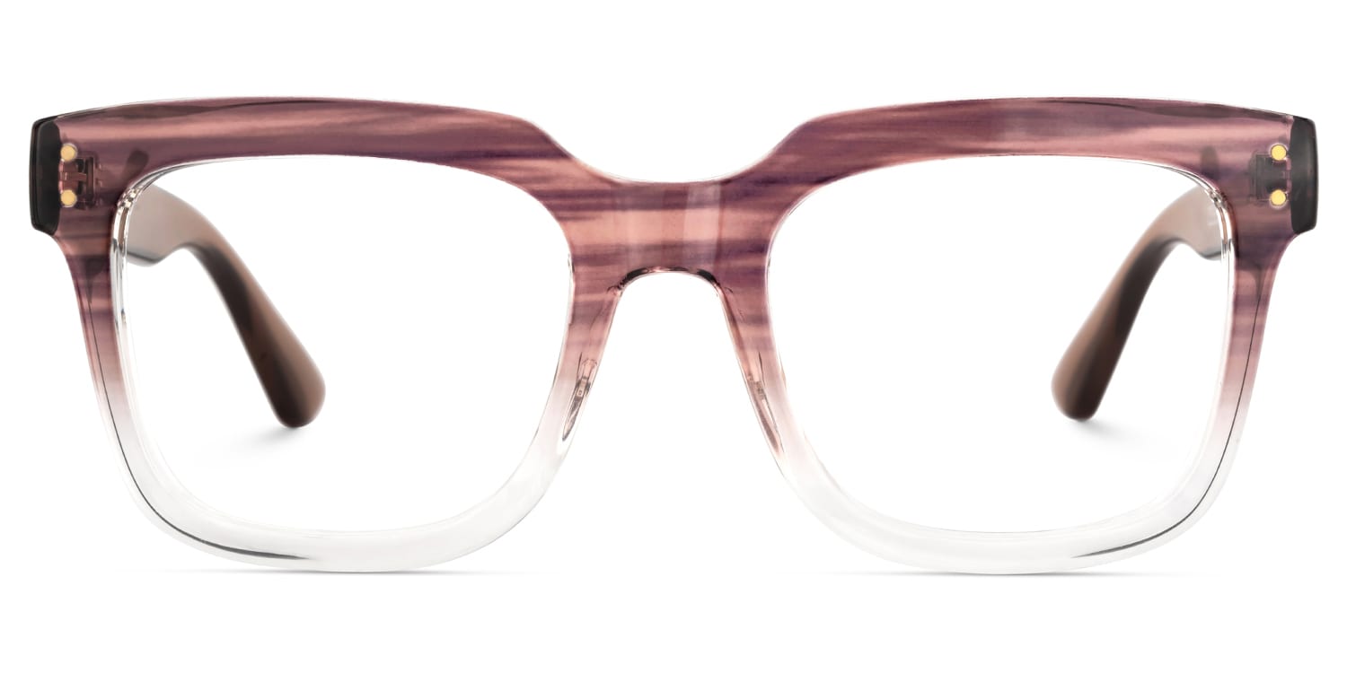 Liizbeett Square Two-Tone Glasses1