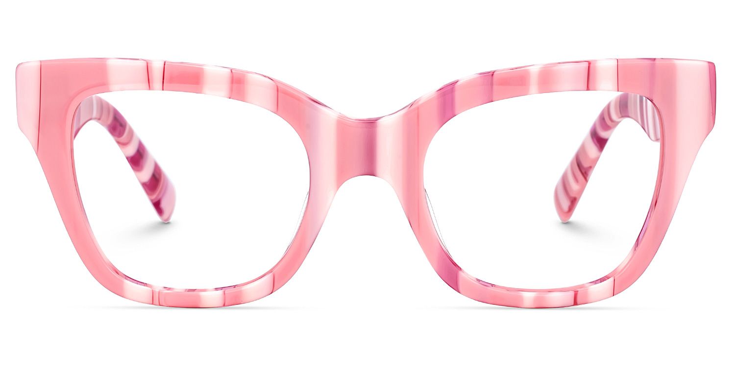 Nereyda Pink Candy Glasses Bubblegum | Zeelool Optical0