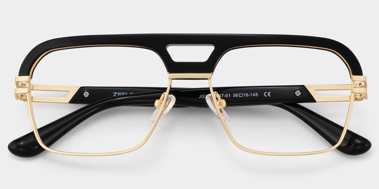 Griff Aviator Black Glasses