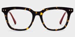 Angela Tortoise Rectangle Glasses2