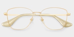 Skyler Square Gold Glasses2