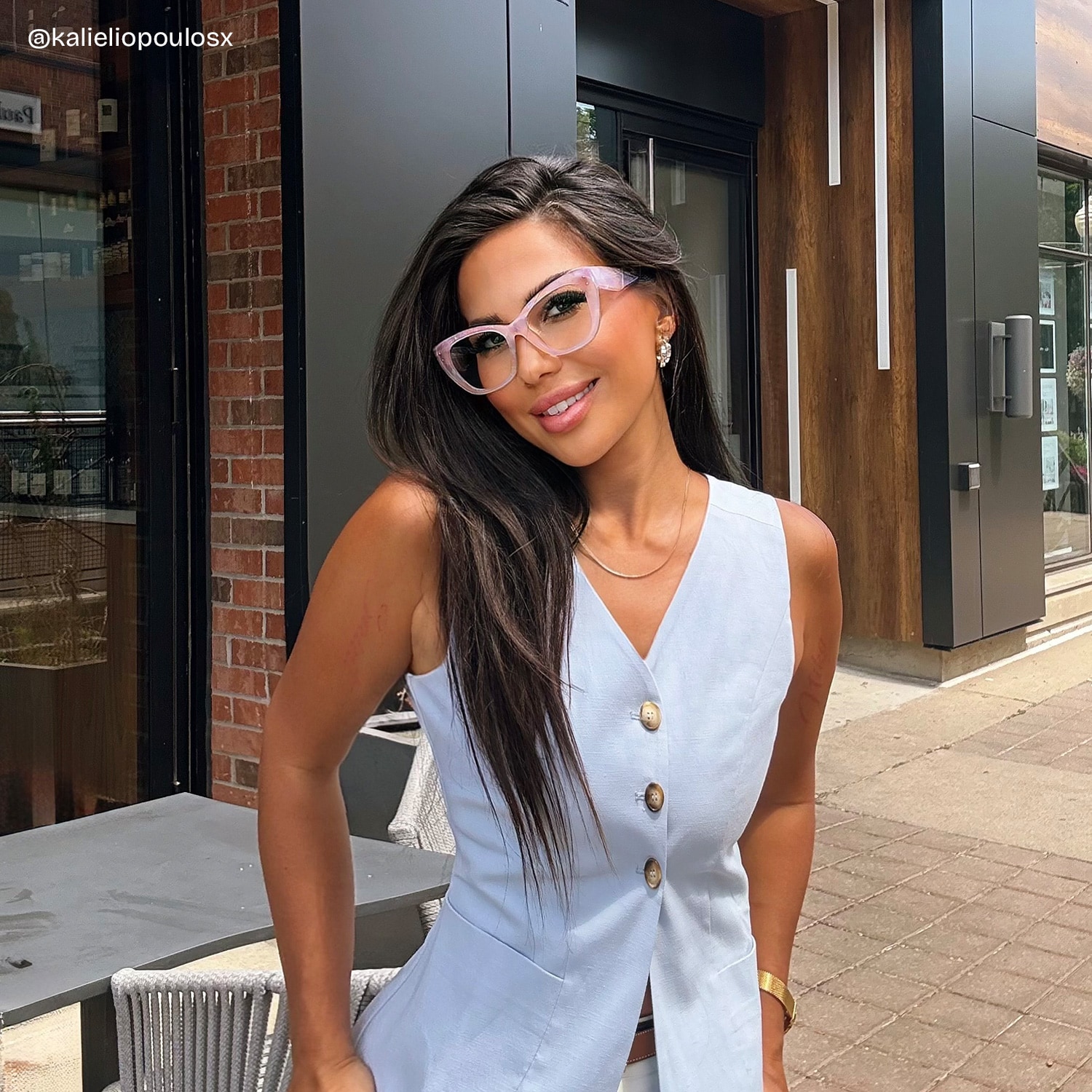 Skylar Butterfly Purple Glasses10