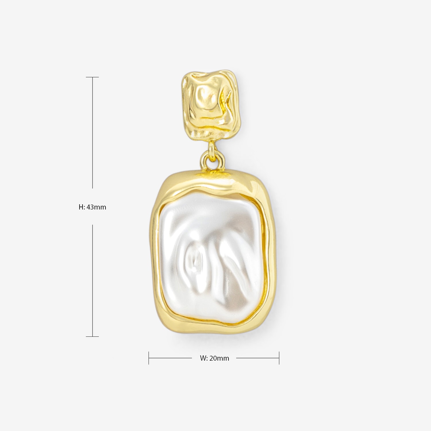 Vintage High-Grade Geometric Gold Earrings3