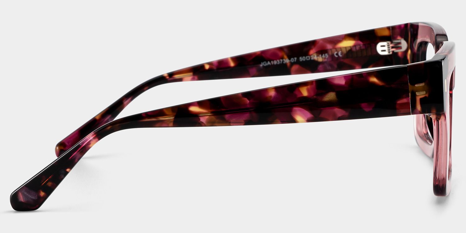 Sarah purple square frame glasses Online | ZEELOOL3