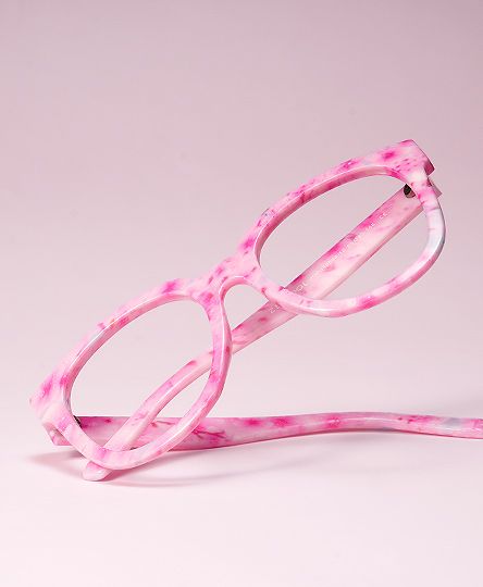 Pink Square Frame Glasses - Harrell on Sale | Zeelool