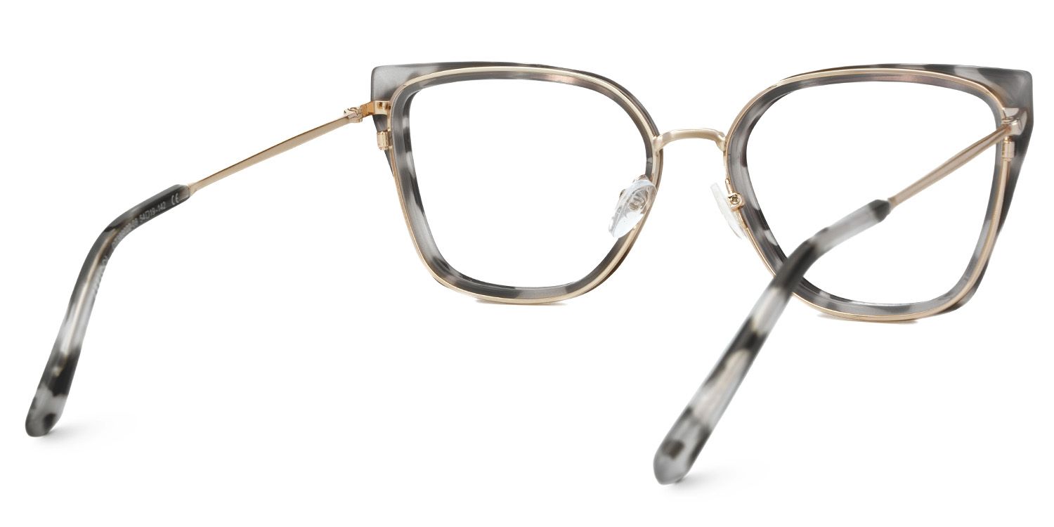 Martine Square Tortoise Glasses | Zeelool Glasses3
