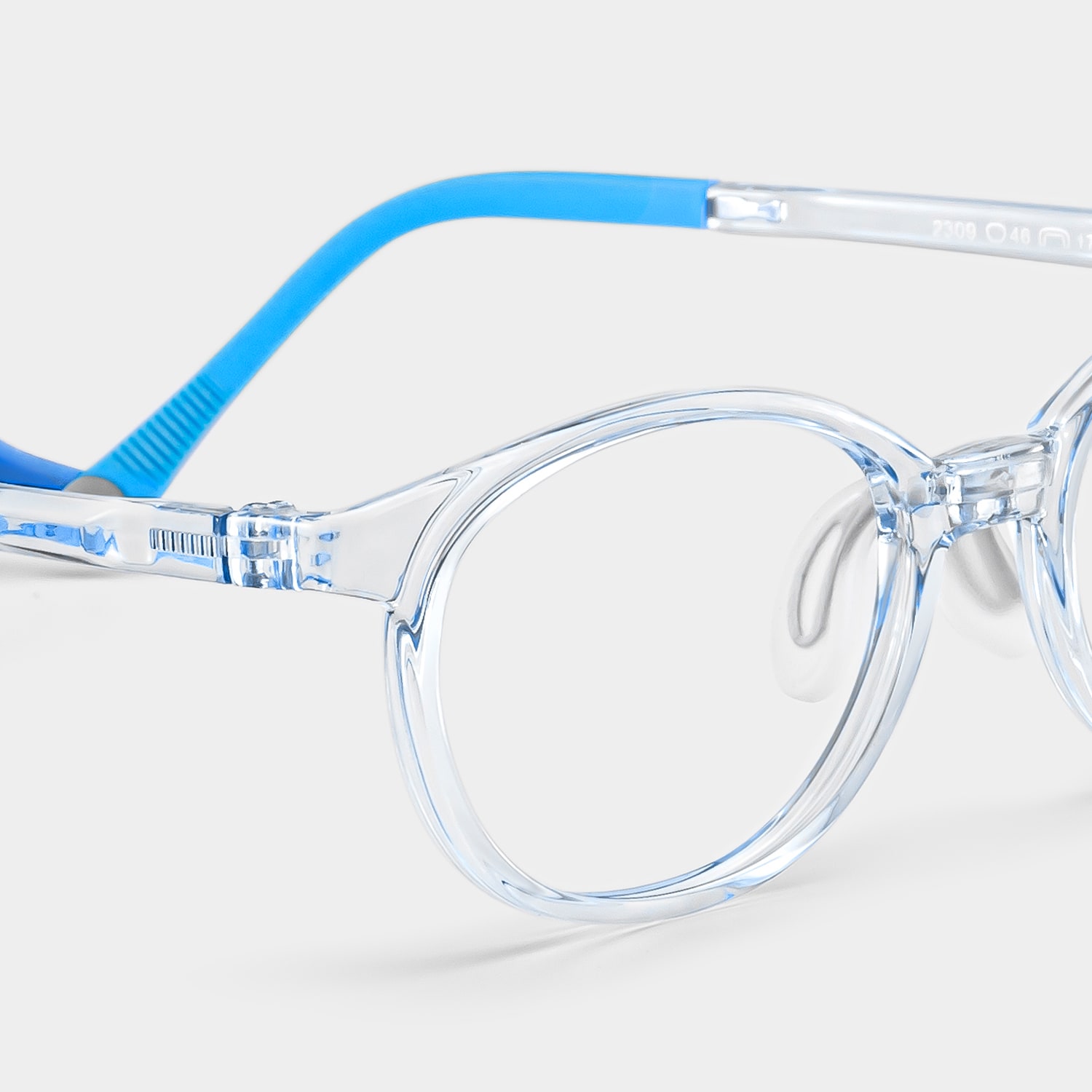 Olive Oval Crystal Blue Glasses4