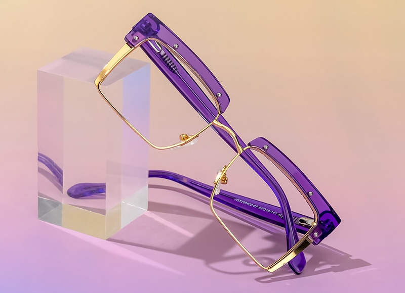 Chantel Round Purple Glasses | Zeelool Glasses