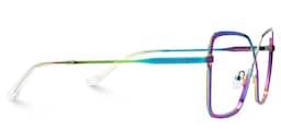 Racquel Square Iridescent Glasses2