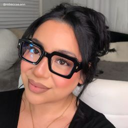 Bobbee Square Black Glasses7