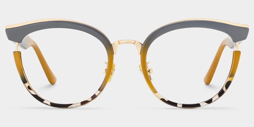 Laraine Gray Cat eye Glasses