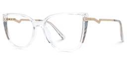 Celisa Cateye Clear Glasses1