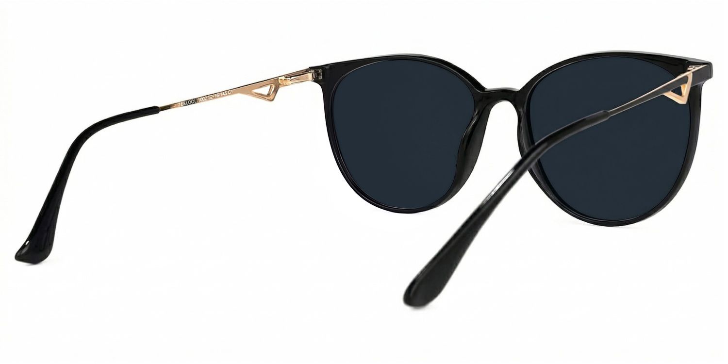 Chanty Round Style Black Frame Sunglasses | ZEELOOL3