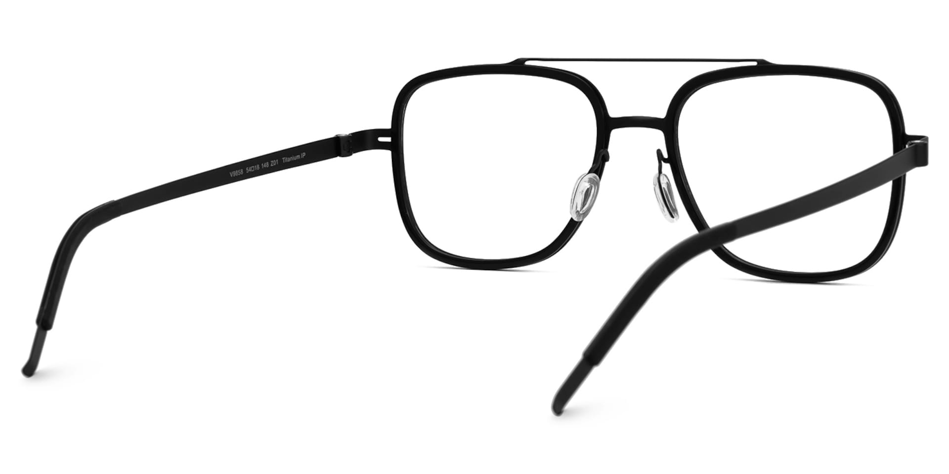 Aviator Sharonica Black Color Frame Glasses | Zeelool3