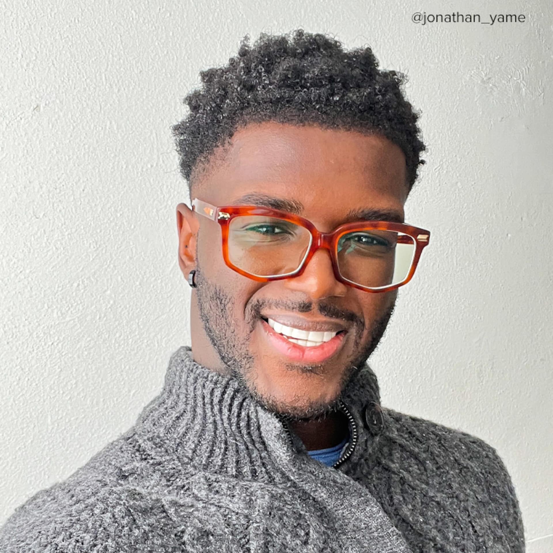 Geri Geometric Brown Glasses | Zeelool Glasses4