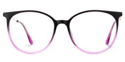 Chanty Black-Purple Round Glasses0