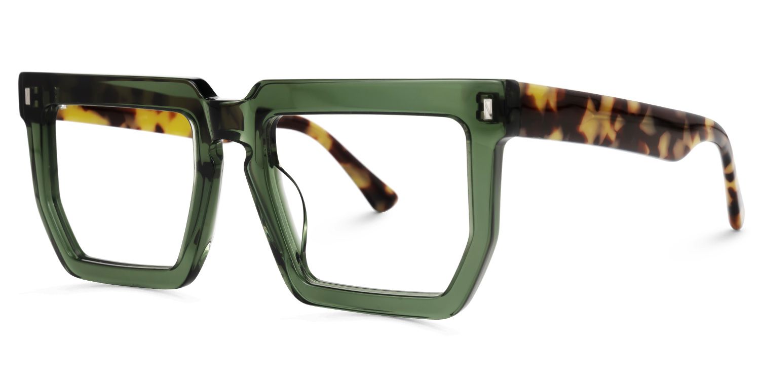 Rectangle Daniela Green Glasses deals -Zeelool Glasses2