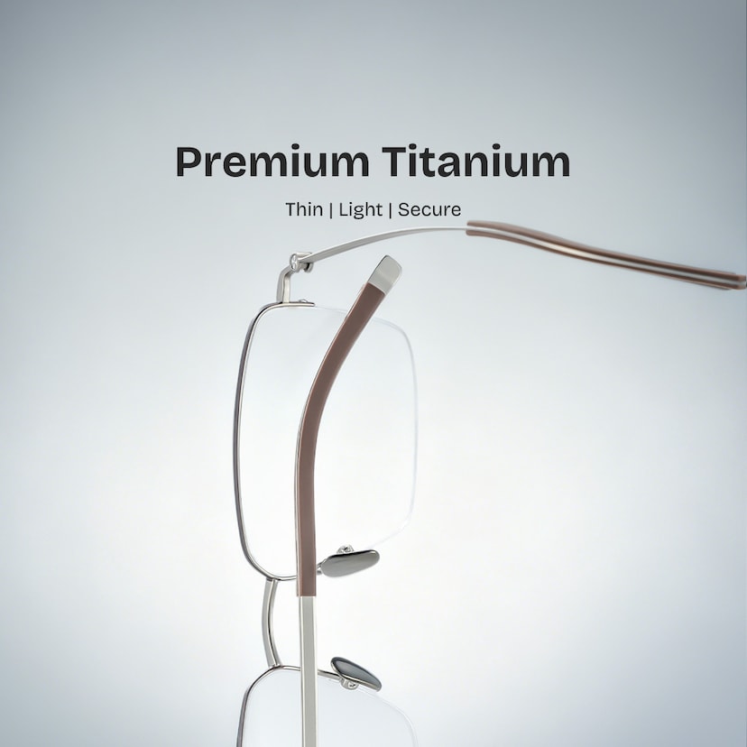 Carson Rectangle Black Glasses