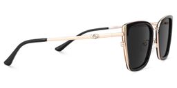 Juniper Rectangle Black Sunglasses3
