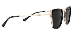 Juniper Rectangle Black Sunglasses3