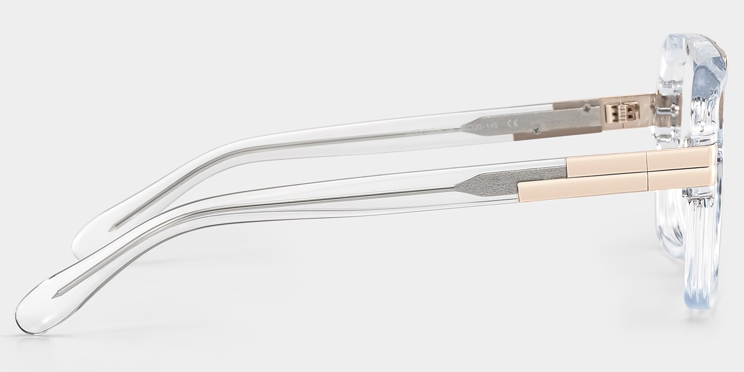 Croswell aviator transparent glasses for men Online | ZEELOOL