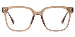 Donnalyn Square Brown Glasses0