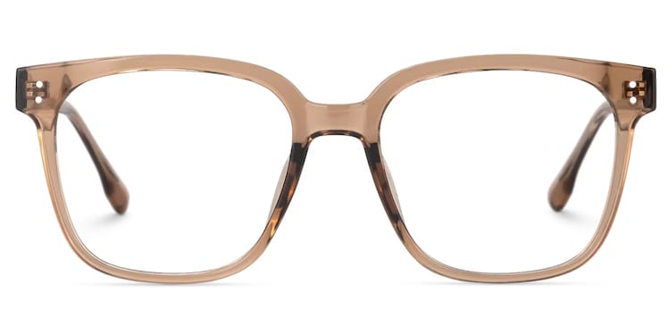 Donnalyn Square Brown Glasses