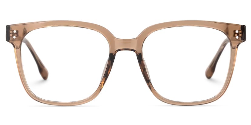 Donnalyn Square Brown Glasses