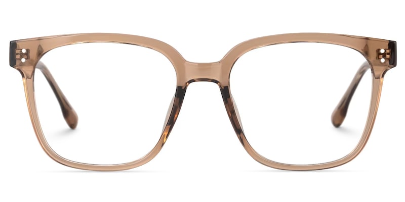 Donnalyn Square Brown Glasses