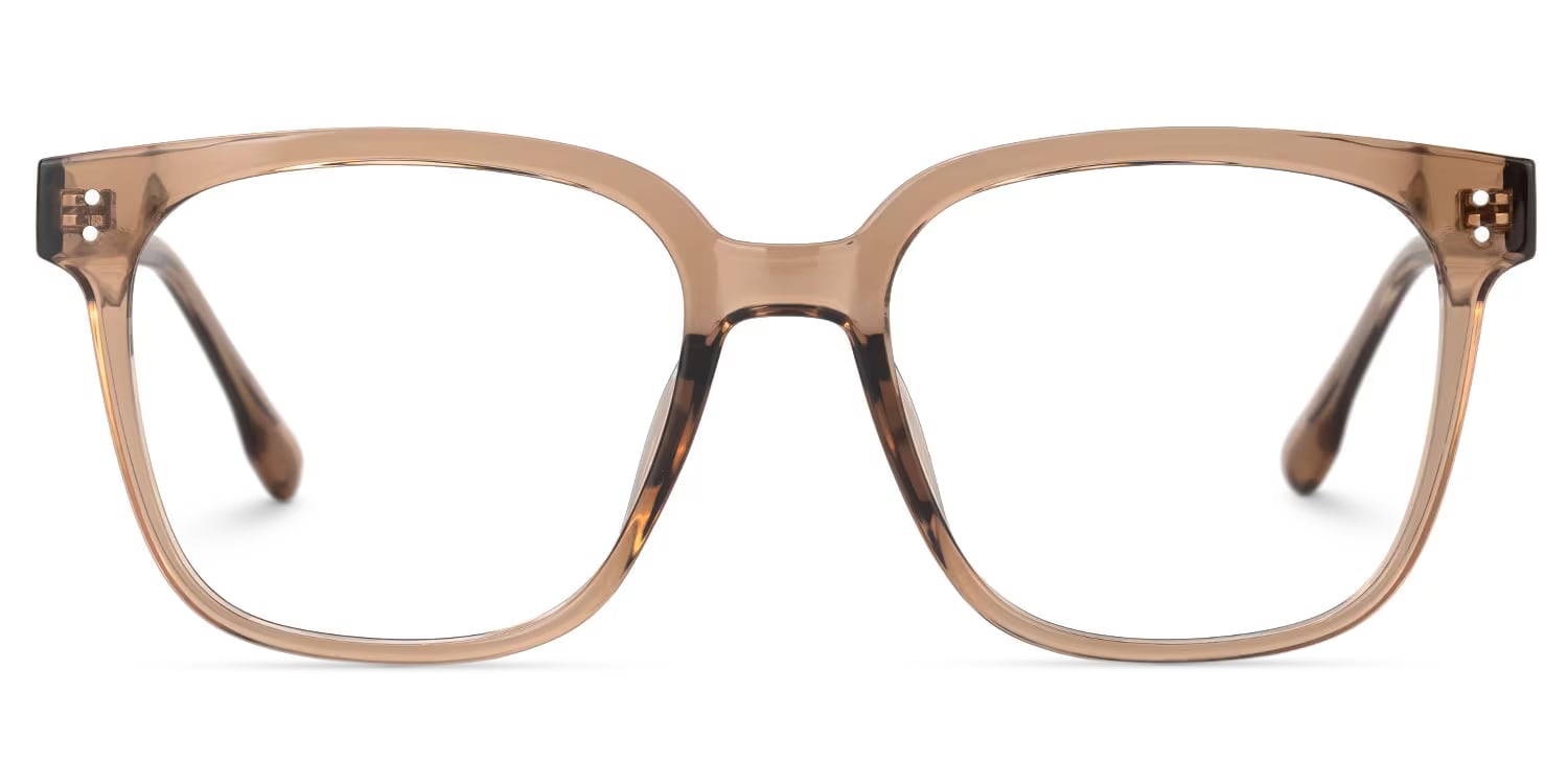 Donnalyn Square Brown Glasses