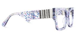 Spaller Square Blue Glasses3