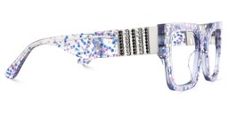 Spaller Square Blue Glasses3